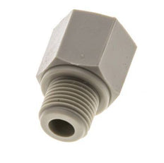 Threaded Extension G1/8'' Male x Female Polypropylene (pp) 10bar (140.5psi) FDA 14mm Hex [2 Pieces]