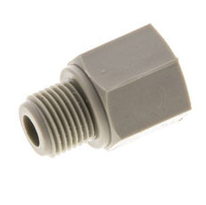 Threaded Extension G1/8'' Male x Female Polypropylene (pp) 10bar (140.5psi) FDA 14mm Hex [2 Pieces]