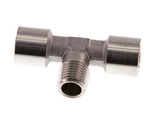 Tee Fitting G1/4'' Female x R1/4'' Male Stainless steel 150bar (2107.5psi)