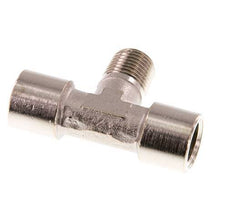 Tee Fitting G1/4'' Female x R1/4'' Male Nickel-plated Brass 16bar (224.8psi) [2 Pieces]