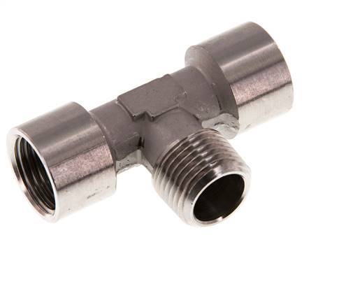 Tee Fitting G1/2'' Female x R1/2'' Male Stainless steel 150bar (2107.5psi)