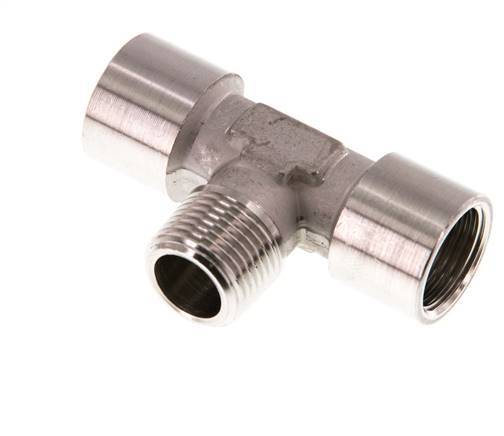 Tee Fitting G3/8'' Female x R3/8'' Male Stainless steel 150bar (2107.5psi)