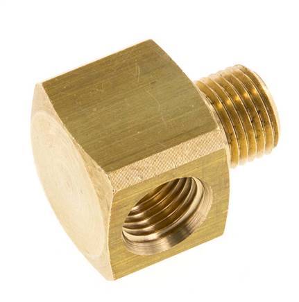 Tee Fitting G1/4'' Male x Female Brass 16bar (224.8psi) [2 Pieces]