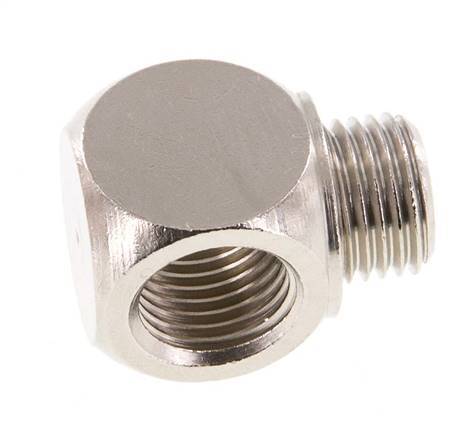 Tee Fitting G1/4'' Male x Female Nickel-plated Brass 16bar (224.8psi) [2 Pieces]