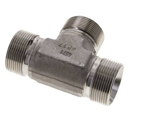 Tee Fitting G1 1/2'' Male Stainless Steel 190bar (2669.5psi)