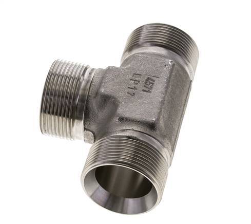 Tee Fitting G1 1/2'' Male Stainless Steel 190bar (2669.5psi)
