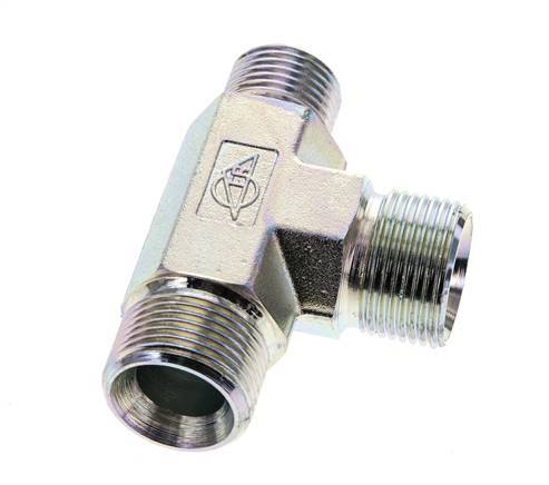 T-Stück G1/2'' x G3/4'' Außengewinde Stahl 325bar (4566.25psi)