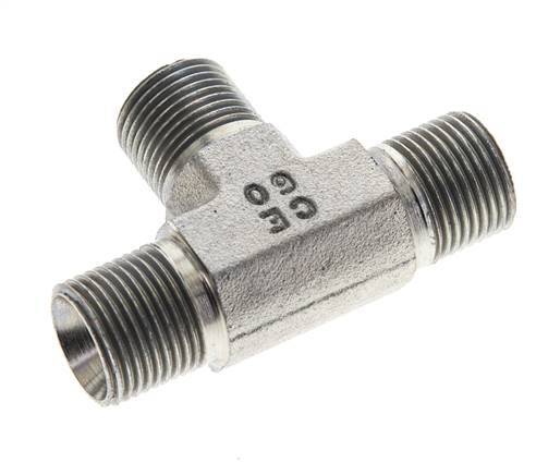 T-Stück G3/8'' Außengewinde Stahl 325bar (4566.25psi)