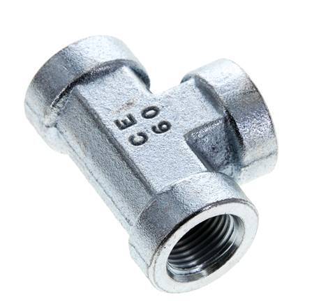 T-Stück 3/8'' NPT Innengewinde Stahl Hochdruck 210bar (2950.5psi)