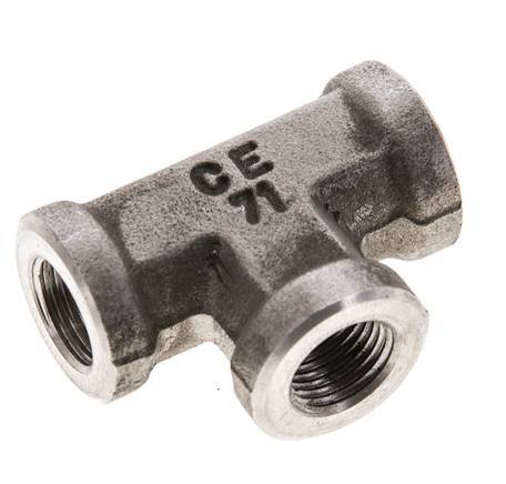 T-Stück 1/8'' NPT Innengewinde Edelstahl Hochdruck 345bar (4847.25psi)