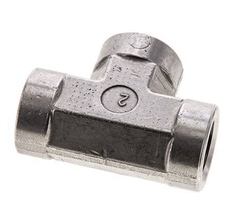 Tee Fitting 1/2'' NPT Female Stainless steel High Pressure 210bar (2950.5psi)
