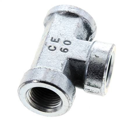 T-Stück 1/2'' NPT Innengewinde Stahl Hochdruck 210bar (2950.5psi)