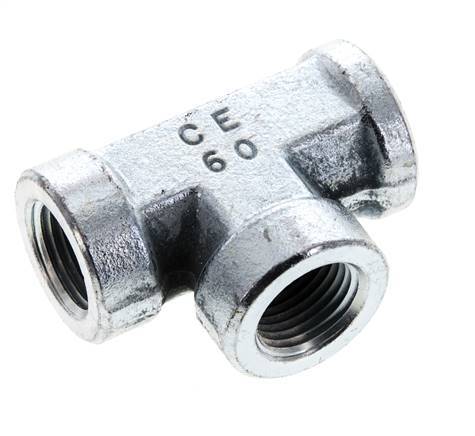 T-Stück 1/2'' NPT Innengewinde Stahl Hochdruck 210bar (2950.5psi)