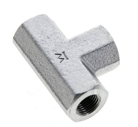 T-Stück 1/8'' NPT Innengewinde Stahl Hochdruck 345bar (4847.25psi)