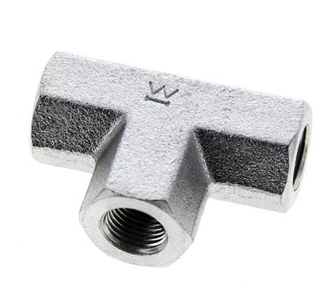 T-Stück 1/8'' NPT Innengewinde Stahl Hochdruck 345bar (4847.25psi)