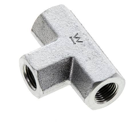 T-Stück 1/8'' NPT Innengewinde Stahl Hochdruck 345bar (4847.25psi)