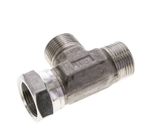 Tee Fitting G1'' Male x Female Stainless steel Hydraulic 225bar (3161.25psi)