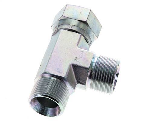 Tee Fitting G3/4'' Male x Female Steel Hydraulic 325bar (4566.25psi)