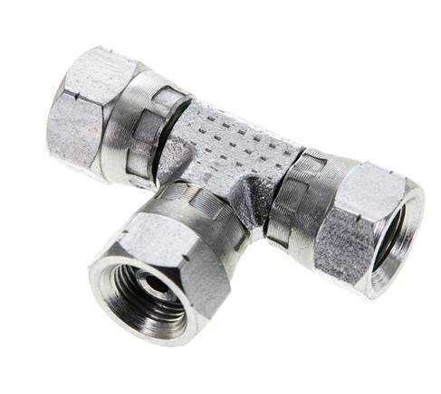 Tee Fitting G1/8'' Female Steel Hydraulic 400bar (5620.0psi)