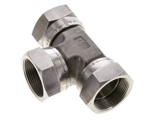 T-Stück G1 1/2'' Weiblich Edelstahl Hydraulisch 125bar (1756.25psi)