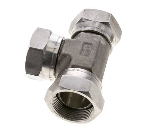 T-Stück G1 1/2'' Weiblich Edelstahl Hydraulisch 125bar (1756.25psi)