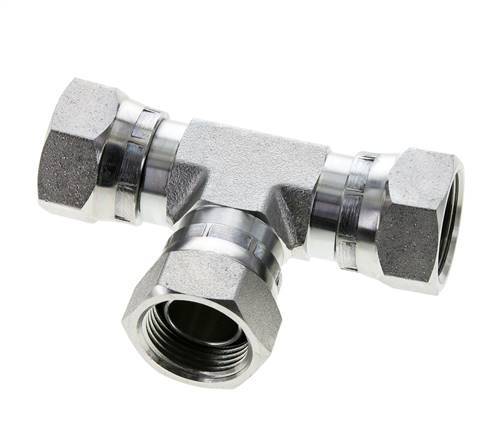 Tee Fitting G3/4'' Female Steel Hydraulic 175bar (2458.75psi)