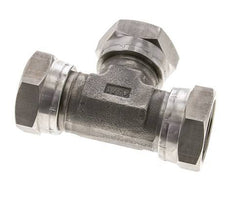 Tee Fitting G1 1/4'' Female Stainless steel Hydraulic 150bar (2107.5psi)