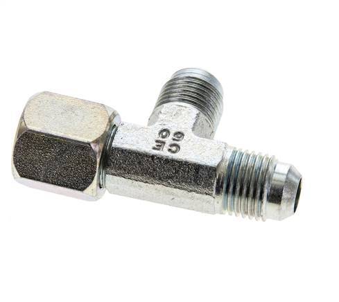 JIC T-Verschraubung UNF 9/16''-18 Innengewinde x Außengewinde Stahl 350bar (4917.5psi)