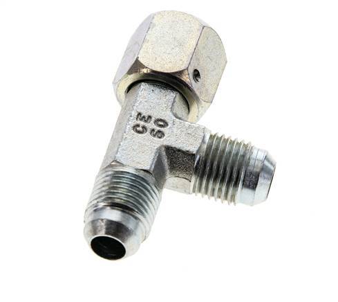 JIC T-Verschraubung UNF 9/16''-18 Innengewinde x Außengewinde Stahl 350bar (4917.5psi)