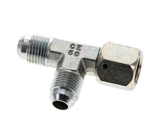JIC T-Verschraubung UNF 9/16''-18 Innengewinde x Außengewinde Stahl 350bar (4917.5psi)