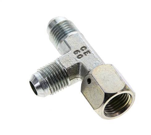 JIC T-Verschraubung UNF 9/16''-18 Innengewinde x Außengewinde Stahl 350bar (4917.5psi)