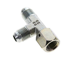JIC T-Verschraubung UNF 9/16''-18 Innengewinde x Außengewinde Stahl 350bar (4917.5psi)