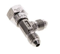 JIC Tee Fitting UNF 7/16''-20 Female x Male Stainless steel 350bar (4917.5psi)