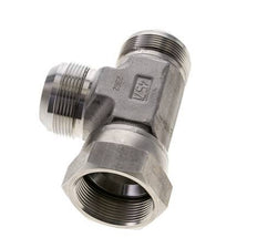 JIC Tee Fitting UN 1-7/8''-12 Female x Male Stainless steel 170bar (2388.5psi)