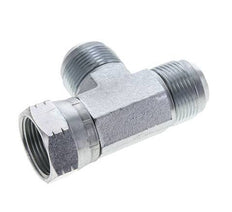 JIC T-Verschraubung UN 1-5/16''-12 Innengewinde x Außengewinde Stahl 250bar (3512.5psi)
