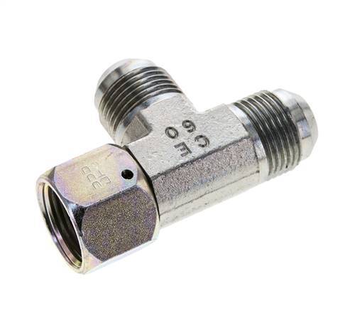 JIC T-Verschraubung UN 1-1/16''-12 Innengewinde x Außengewinde Stahl 350bar (4917.5psi)