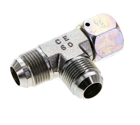 JIC T-Verschraubung UN 1-1/16''-12 Innengewinde x Außengewinde Stahl 350bar (4917.5psi)