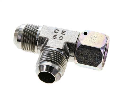 JIC T-Verschraubung UN 1-1/16''-12 Innengewinde x Außengewinde Stahl 350bar (4917.5psi)