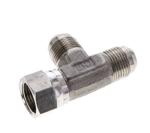 JIC T-Fitting UNF 7/8''-14 Innengewinde x Außengewinde Edelstahl 350bar (4917.5psi)