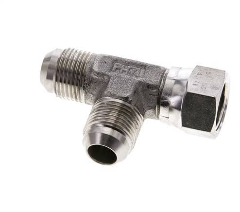 JIC T-Fitting UNF 7/8''-14 Innengewinde x Außengewinde Edelstahl 350bar (4917.5psi)
