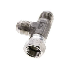 JIC T-Fitting UNF 7/8''-14 Innengewinde x Außengewinde Edelstahl 350bar (4917.5psi)