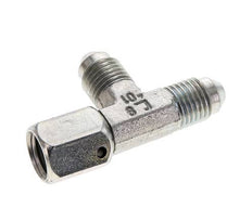 JIC T-Verschraubung UNF 7/16''-20 Innengewinde x Außengewinde Stahl 350bar (4917.5psi)