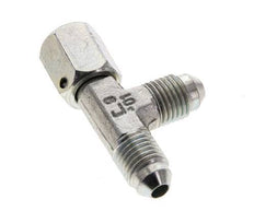 JIC T-Verschraubung UNF 7/16''-20 Innengewinde x Außengewinde Stahl 350bar (4917.5psi)