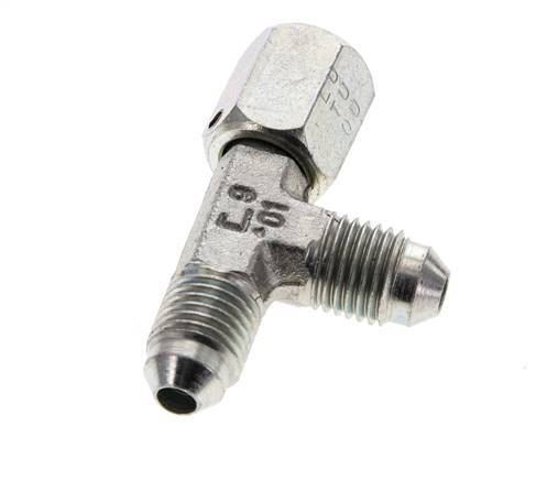 JIC T-Verschraubung UNF 7/16''-20 Innengewinde x Außengewinde Stahl 350bar (4917.5psi)
