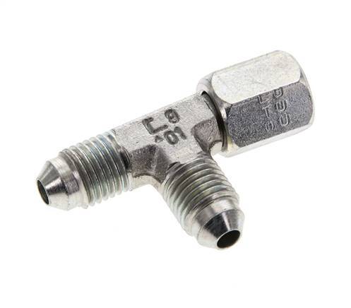 JIC T-Verschraubung UNF 7/16''-20 Innengewinde x Außengewinde Stahl 350bar (4917.5psi)