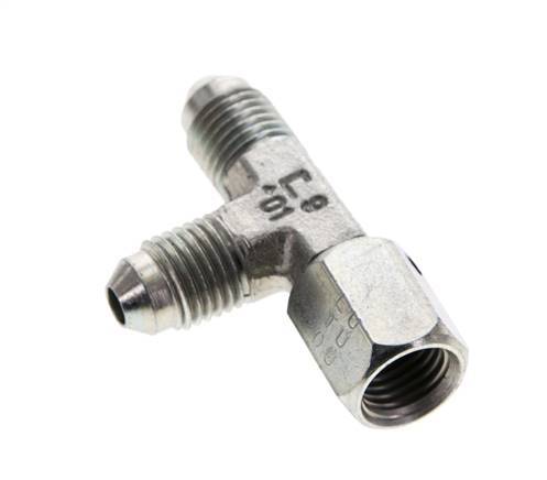 JIC T-Verschraubung UNF 7/16''-20 Innengewinde x Außengewinde Stahl 350bar (4917.5psi)