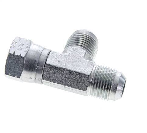 JIC T-Verschraubung UNF 7/8''-14 Innengewinde x Außengewinde Stahl 350bar (4917.5psi)