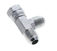 JIC Tee Fitting UNF 7/8''-14 Female x Male Steel 350bar (4917.5psi)
