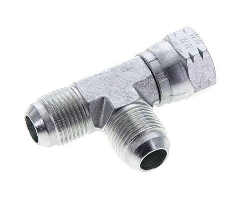 JIC T-Verschraubung UNF 7/8''-14 Innengewinde x Außengewinde Stahl 350bar (4917.5psi)