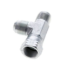 JIC T-Verschraubung UNF 7/8''-14 Innengewinde x Außengewinde Stahl 350bar (4917.5psi)